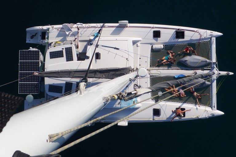 Essais du dernier Outremer 51 mis à l&rsquo;eau