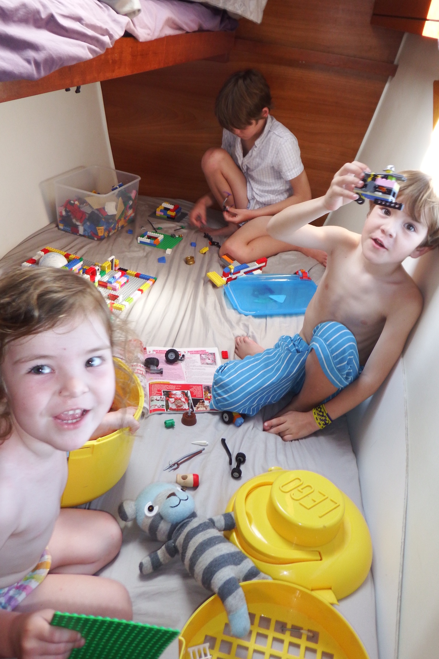 Quels jouets emmener à bord?