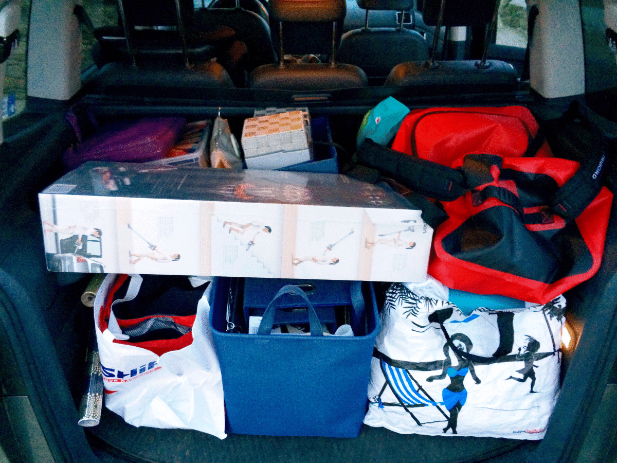 Shopping avant départ