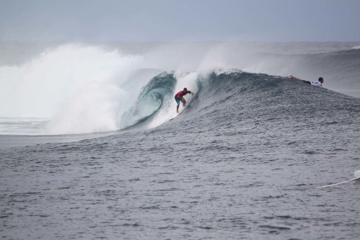 Surf à Teahupo&rsquo;o