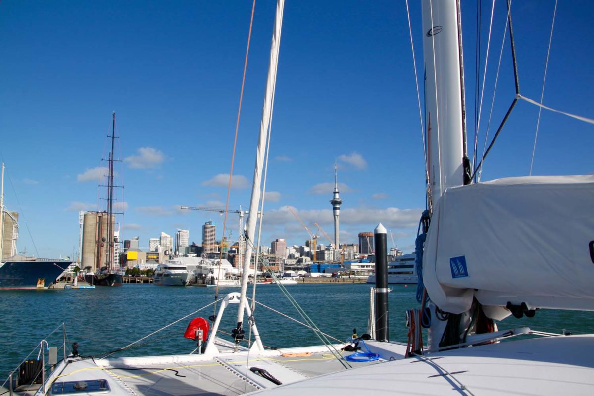 De retour à Auckland pour une semaine