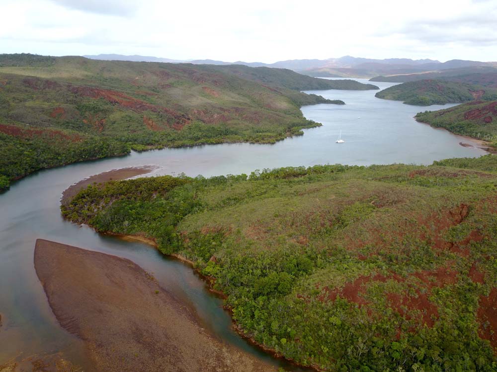 A l&rsquo;abri du cyclone Donna en baie de Prony